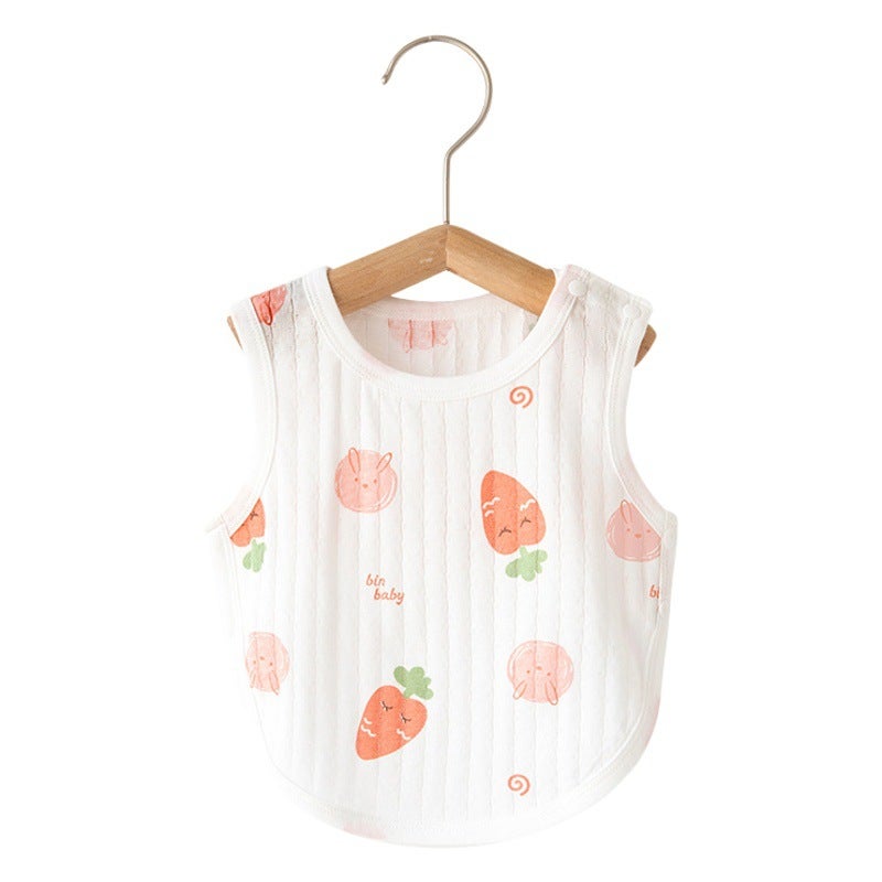 Baby Half-back Belly Bag Summer Thin Pure Cotton Newborn Baby Belly Protector Belly Protector - Image 2