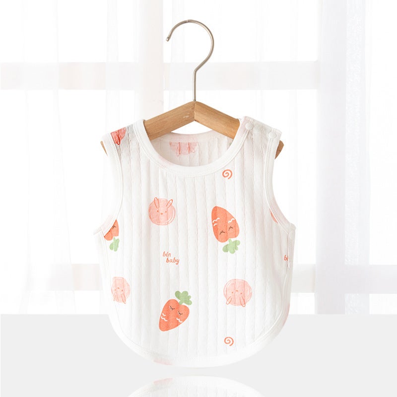 Baby Half-back Belly Bag Summer Thin Pure Cotton Newborn Baby Belly Protector Belly Protector - Image 1
