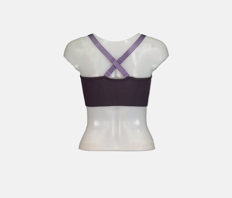 Tchibo Women Sport Fit Training Crop Top, Purple - Image 2