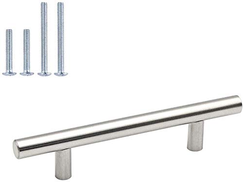 homdiy Kitchen Cabinet Handles Brushed Nickel Drawer Pulls 40 Pack 4in 102mm Hole Centers Cabinet Pulls Brushed Nickel Cabinet Pulls Cupboard Handles Drawer Handles