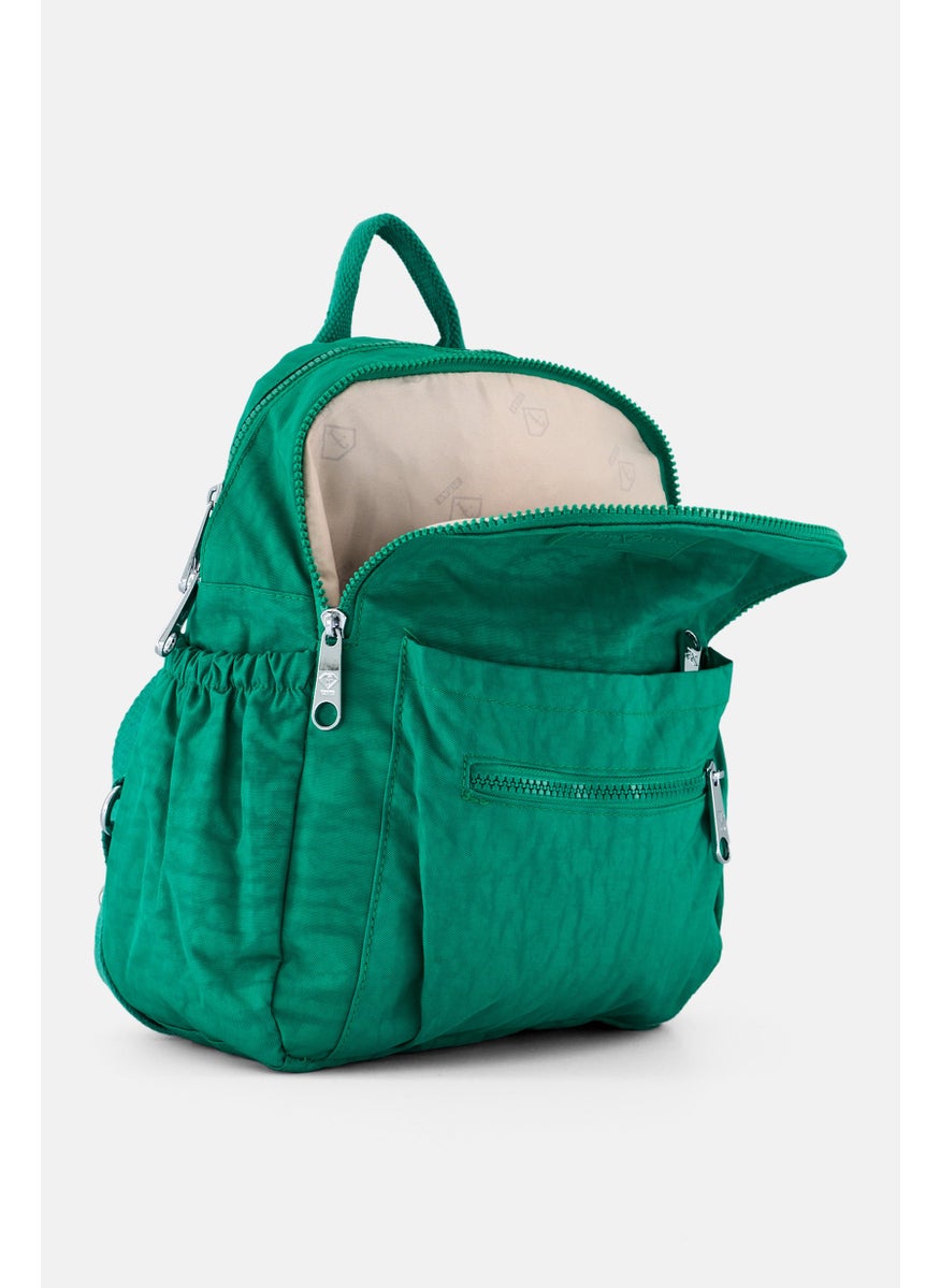 I Love Fashion Women Brand Logo Backpack 26 L x 31 H x 12 W cm, Green  - Image 3
