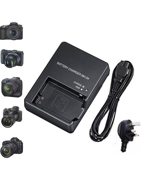 Camera Battery Charger MH-24 Charger compatible with Nikon D3100, D5100, D5200,D3300,D3200, P7000, P7100 for EN-EL14 Battery