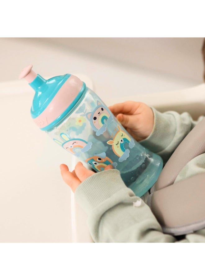 Nuby Super Slurp Cup, Toddler Straw Drinking Cup with Flip Straw Design, Leak Resistant Water Bottle for Everyday Hydration and Travel, Assorted - Image 5