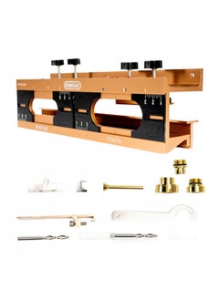 General Tools Mortise and Tenon Jig #870 - Drill Template Set with Hollow Chisel Bit Attachment