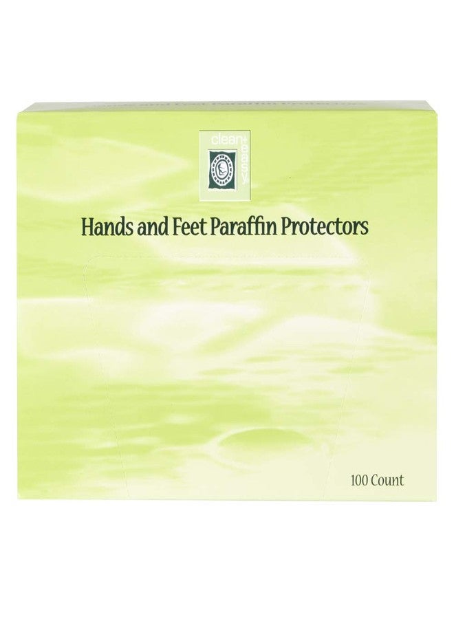 Clean + Easy Paraffin Wax Bags for Hands and Feet Protectors - Paraffin Liners for Hand and Feet Mitt Inserts, 100 Count - Image 1