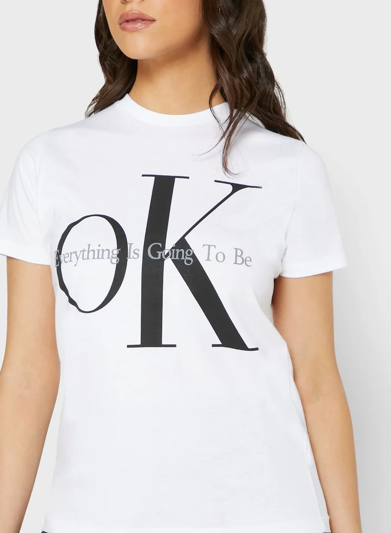Ginger Slogan T-Shirt