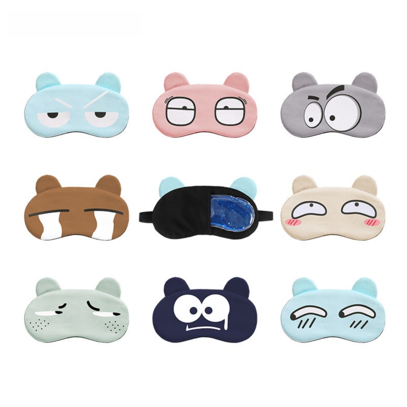 Cartoon ice blindfold, special blindfold for blackout and sleep, ice pack blindfold - Image 4
