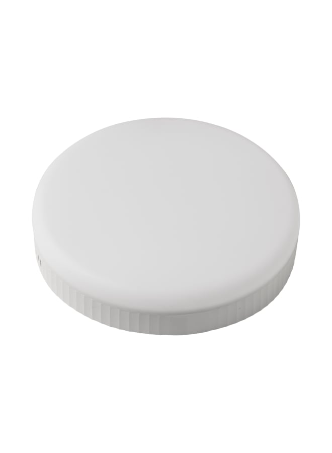 El Rawda Lighting 40W Outdoor Luminaire, White Lighting 21x21x4 cm 