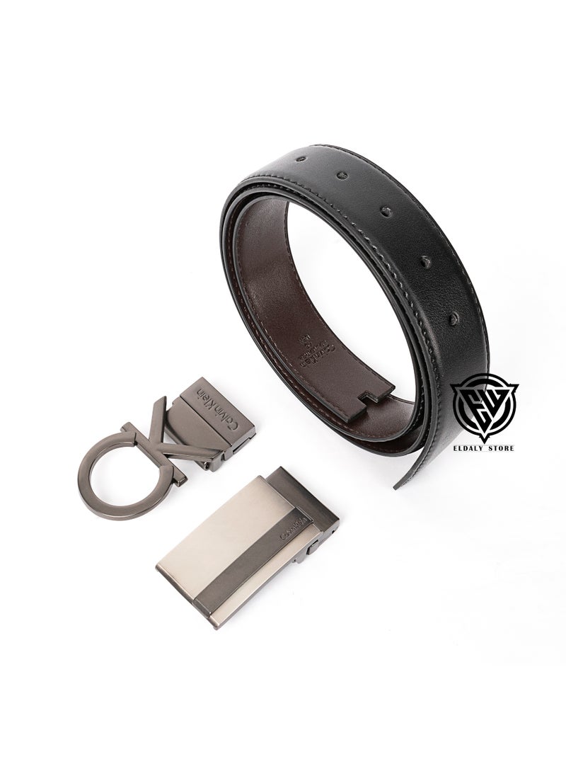 CALVIN KLEIN JEANS PLUS Calvin Klein Reversible Belt Set For Men  - Image 4