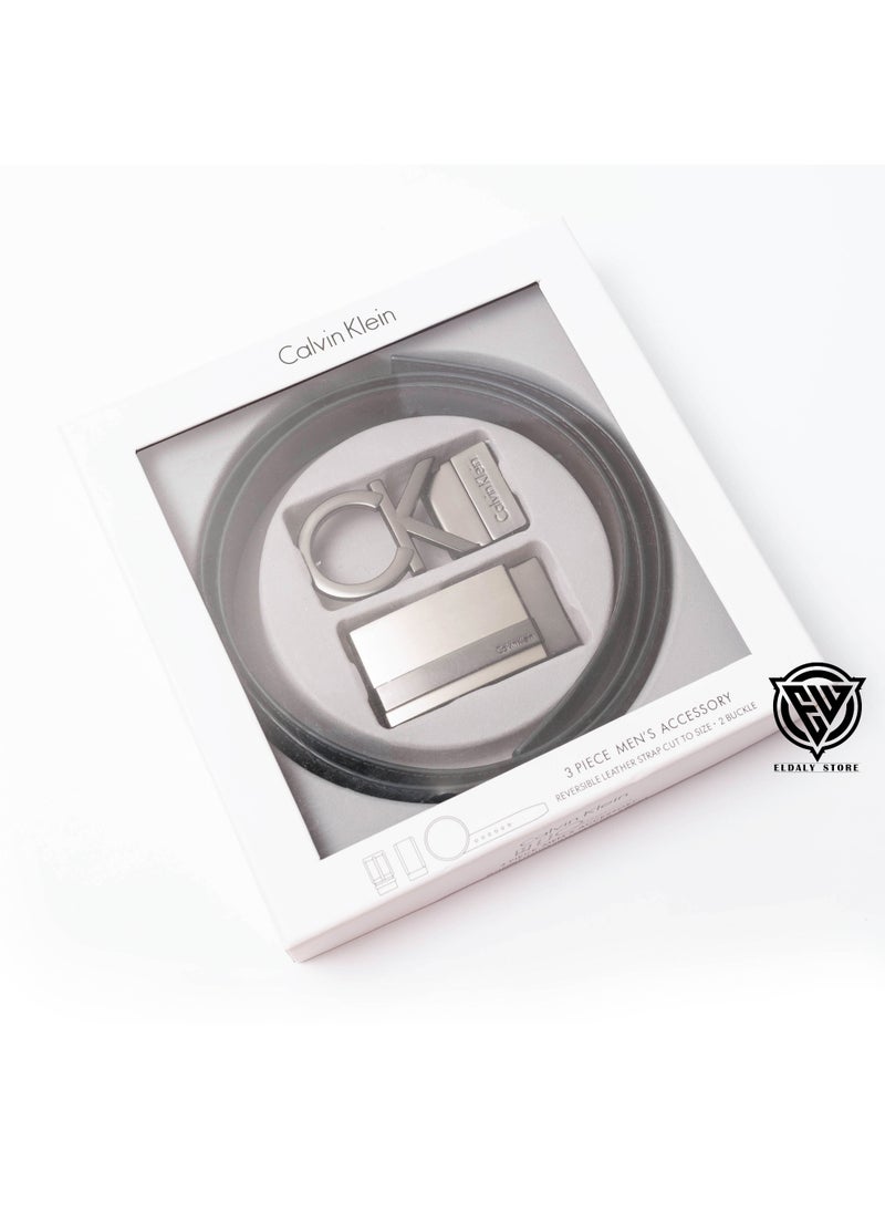 CALVIN KLEIN JEANS PLUS Calvin Klein Reversible Belt Set For Men  - Image 1