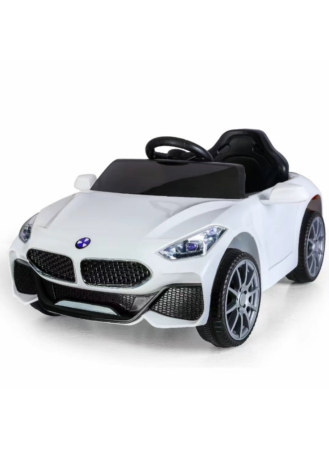 FUN MOMENT Kids Electric Car with Remote Control, LED Lights, and Music - Image 1