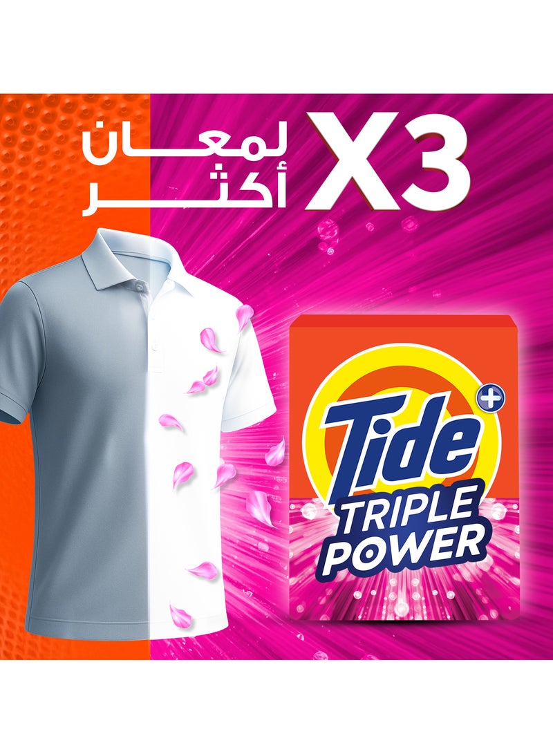 Tide Triple Power Floral Breeze Semi-Automatic Laundry Detergent Powder 5.5kg - Image 4