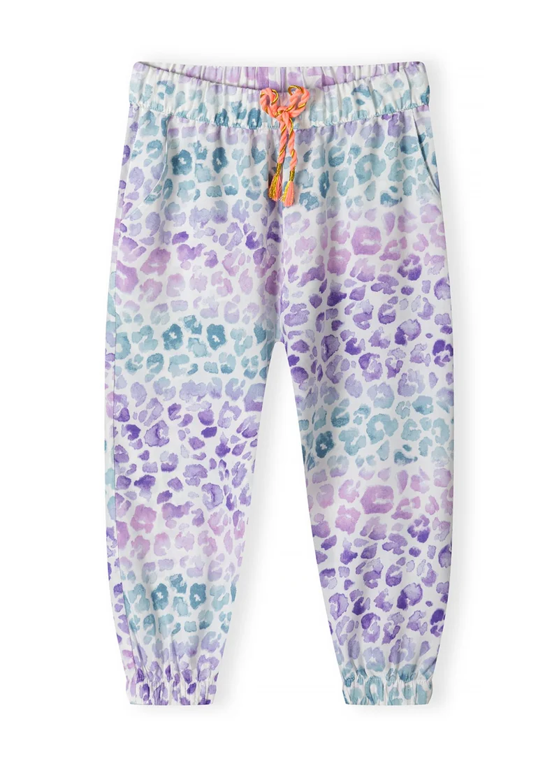 MINOTI Kids Girls Harem Printed Pants