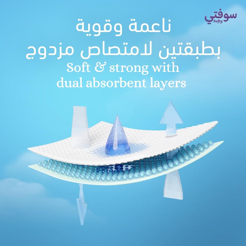 softy ورق تواليت سوفتى، 2 طبقة، 96 لفة - Image 4