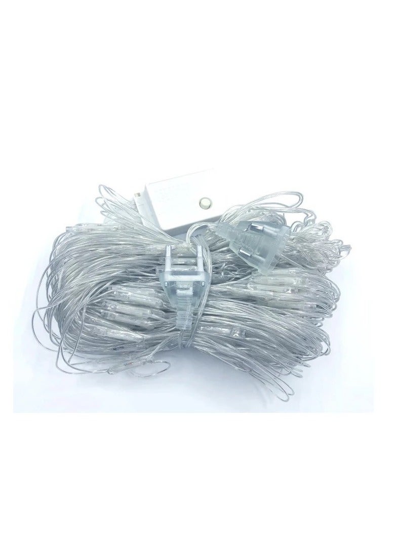 Loquat Yellow LED decorative lighting net for lighting gardens, palm trees and house walls, 3*3 meters - Image 4