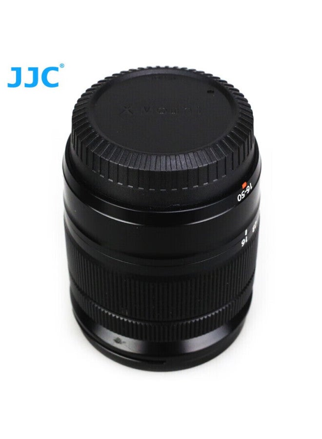 JJC غطاء عدسة متوافق من Jjc لجسم كاميرا فوجي بدون مرآة، غطاء عدسة خلفي لـ Xm5 Xt4 Xs10 Xt50 Xt30 الجيل الثاني Xa7/5 Xt3 Xt20 Xt200 ملحقات، تركيب X - Image 4
