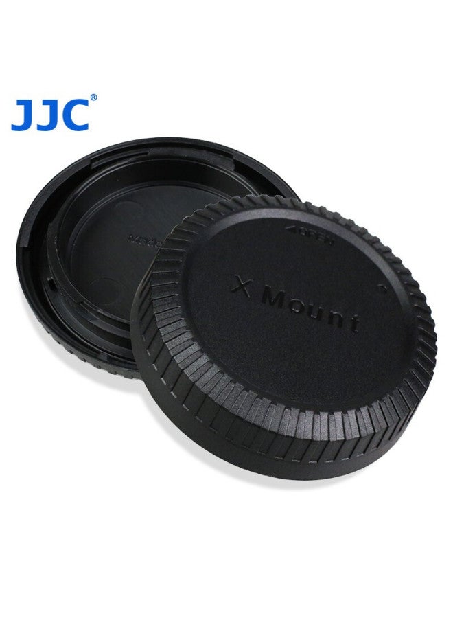JJC غطاء عدسة متوافق من Jjc لجسم كاميرا فوجي بدون مرآة، غطاء عدسة خلفي لـ Xm5 Xt4 Xs10 Xt50 Xt30 الجيل الثاني Xa7/5 Xt3 Xt20 Xt200 ملحقات، تركيب X - Image 1