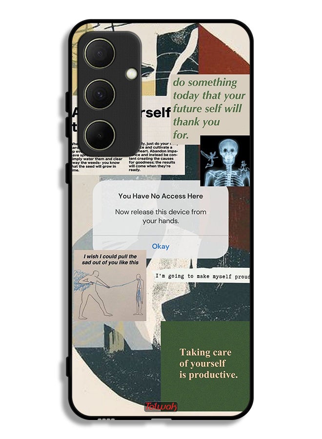 Tolwak Samsung Galaxy A35 5G Protective Case Cover Allow Yourself To Grow - Image 1