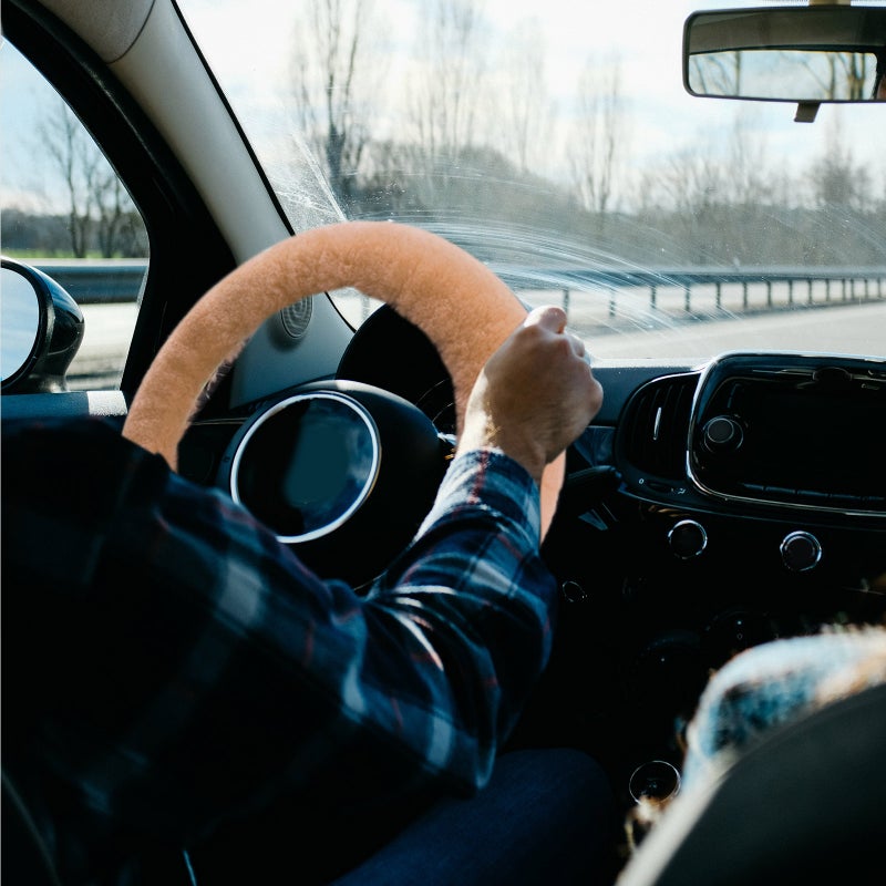 1 Set Car Steering Wheel Warm Gear Shift Fuzzy Handbrake for Winter - Image 5