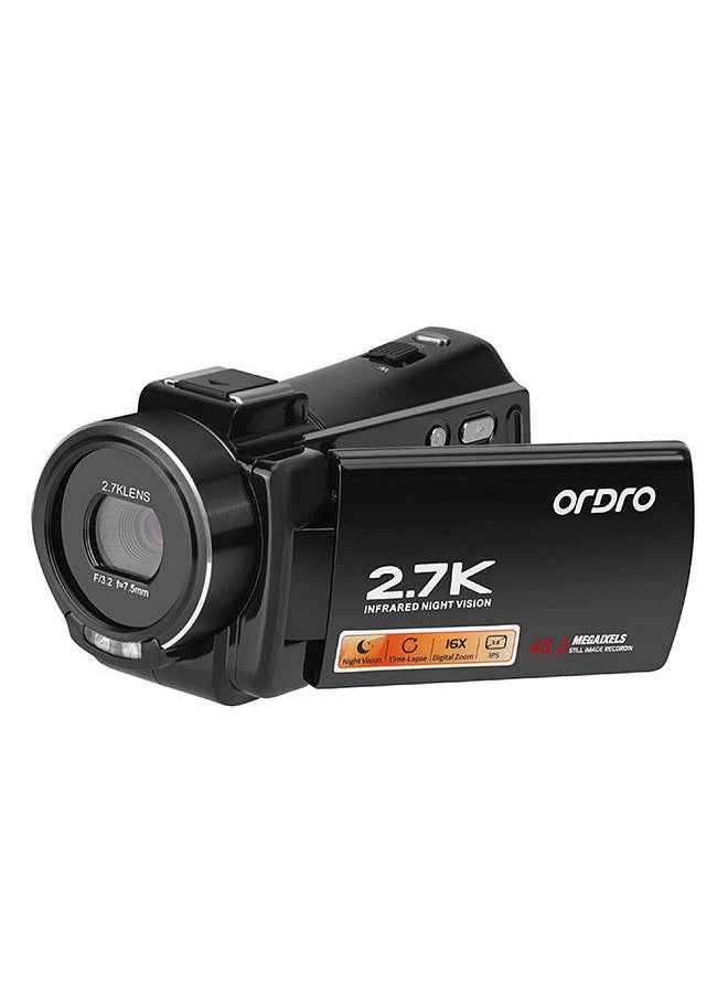 ORDRO - ORDRO 2.7K Digital Camcorder Camcorder Portable DV Recorder - Image 1