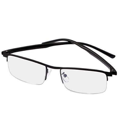 MIRYEA Progressive Multifocus Computer Reading Glasses Blue Light Blocking Multifocal Readers for Men and Women Multi Focus Eyeglasses Eyewear Anti Glare Light Weight TR90 Semi-rimless Frame - Image 3