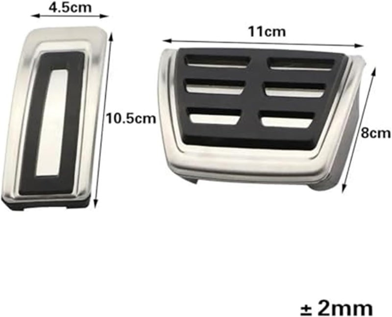 Yurefax Car Pedal Pad Set for Passat VIII 2015+ - Image 5