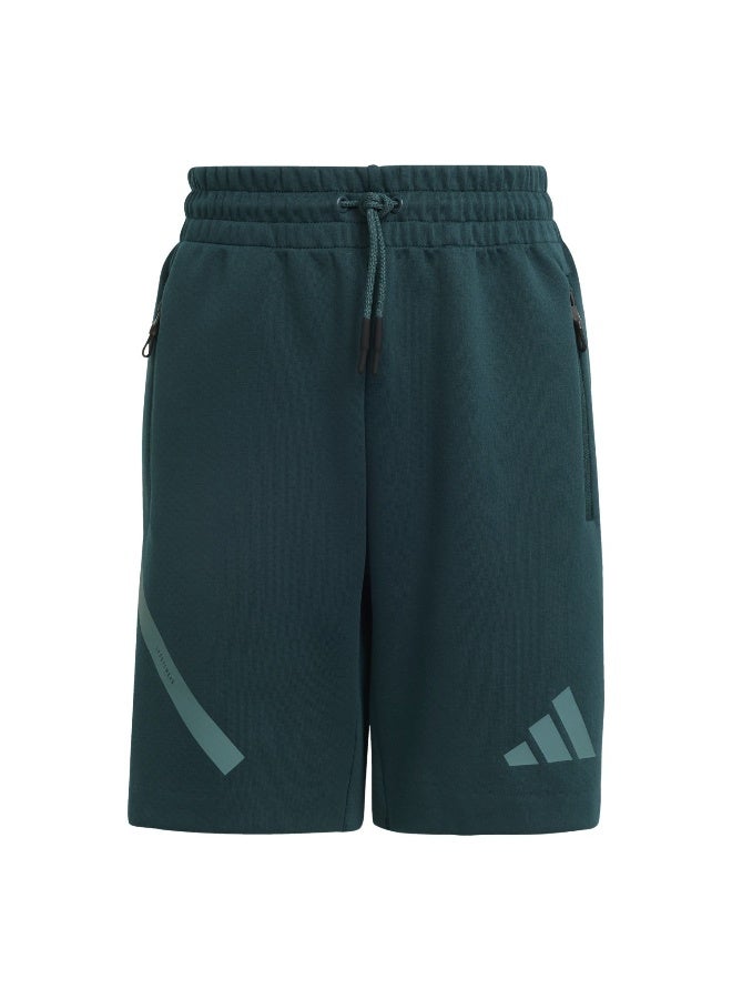 Adidas J Zne Shorts Green Training Shorts For Junior 7-8Y  - Image 1