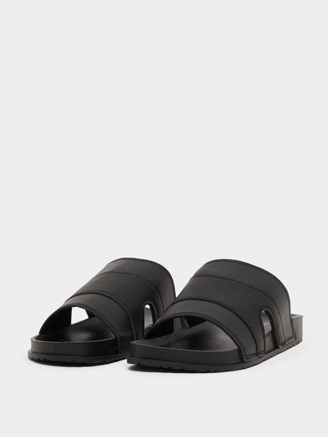 Styli Styli Cut Out Thick Band Slip on Sandals  - Image 3