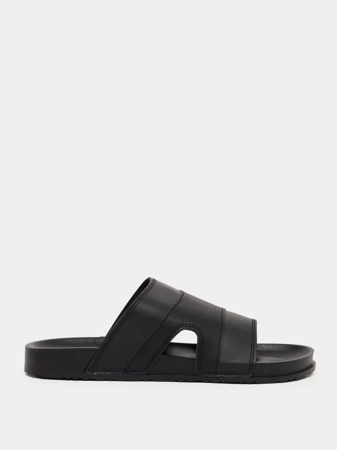 ستايلي صنادل ستايلي بحزام عريض مقصوص بدون أربطة