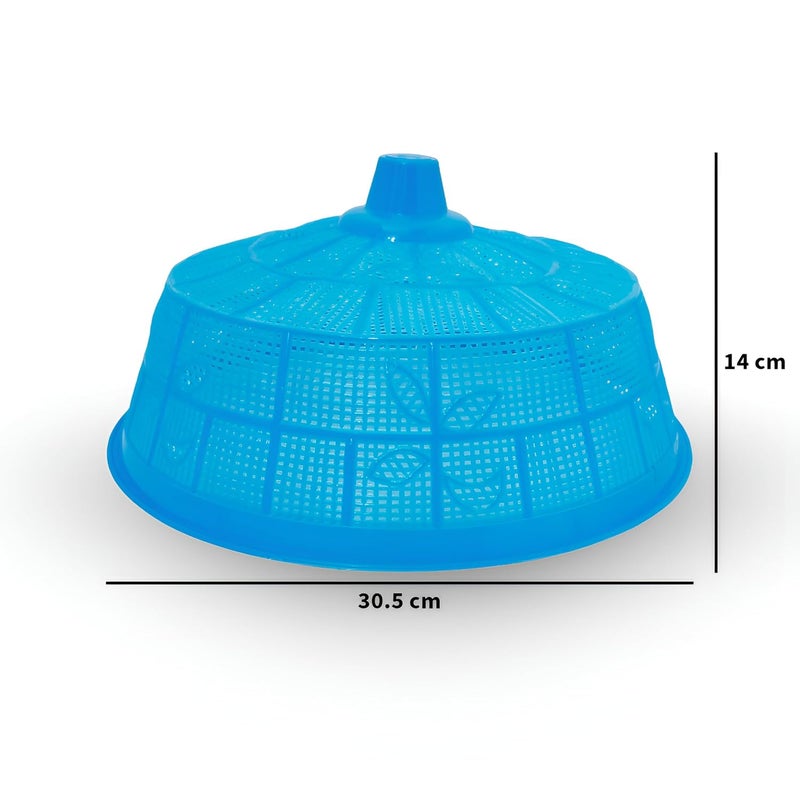 SNKM SNKM Food Cover Net Plastic Dome Big Size Round Net Kitchen Table Flies Mosquitoes Insect Proof Dining Tables Covers Fruits Vegetable Rice Cover Large 30cm12 Inch Multicolor Combo Pack of 9  - Image 4