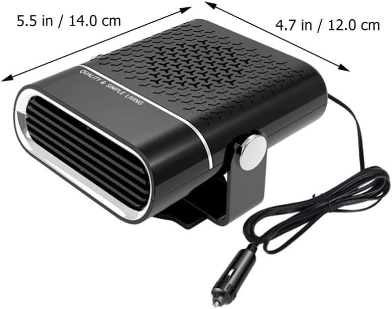 FAVOMOTO 1pc Portable Vehicle Heater Multi-purpose Car Defroster Fast Heating Efficient Defogger for Windshield Compact Design for Cars and Trucks - Image 3