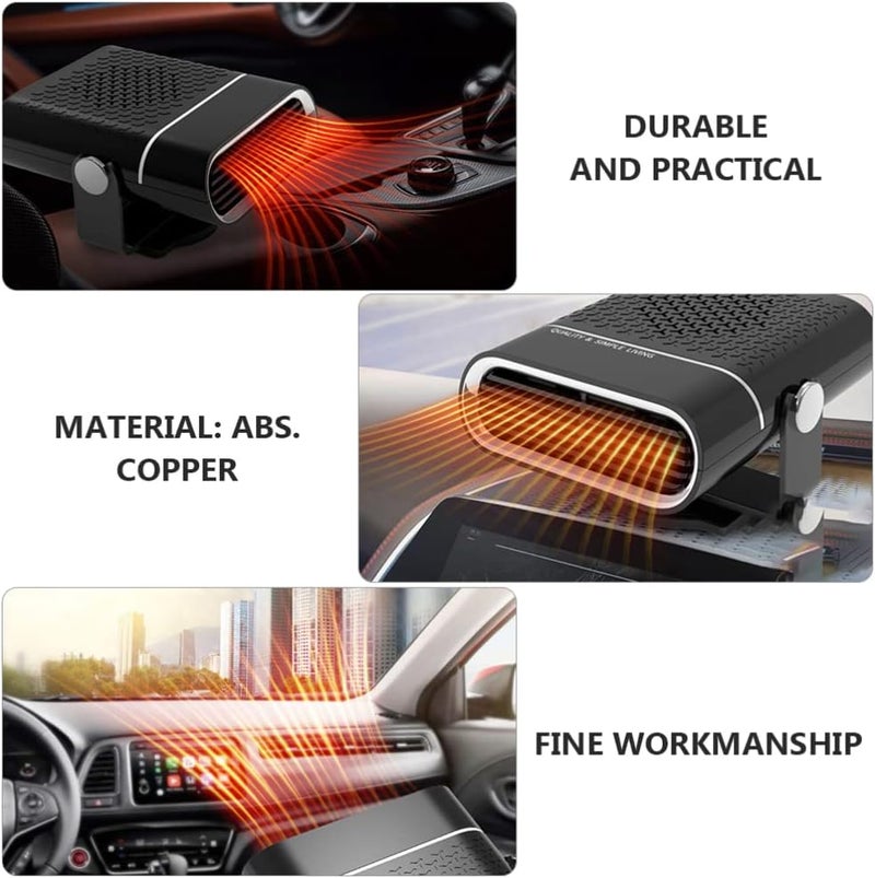 FAVOMOTO 1pc Portable Vehicle Heater Multi-purpose Car Defroster Fast Heating Efficient Defogger for Windshield Compact Design for Cars and Trucks - Image 2