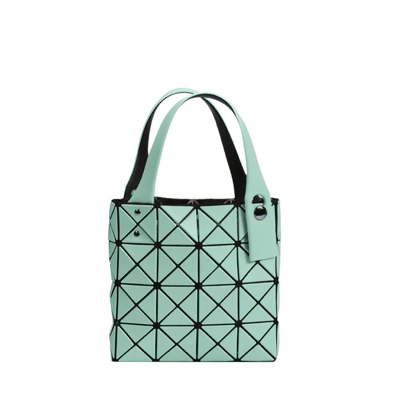 2022 New Arrival Rhombic Small Square Box Women'S Bag Geometric Triangle Handbag Mini All-Match Trendy Internet Celebrant Supply - Image 1