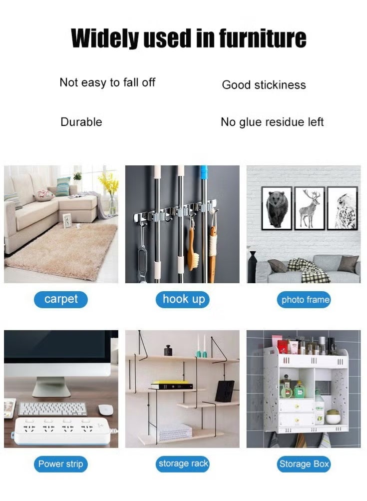 Joybos Sided Tape Heavy Duty Traceless Removable Washable Nano Tape Gel Grip Tape, Reusable & Traceless for Home, Office, and DIY Projects, Reusable Strong Sticky Adhesive Transparent Mounting Tapes, Heavy-Duty Double-Sided Nano Tape - 3 Meters - Image 3