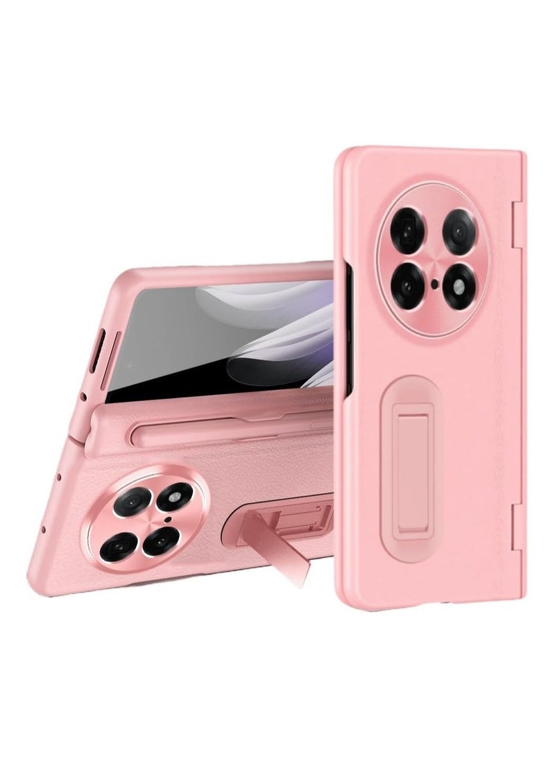 general Case Compatible Oppo Find N5 5G, Case Film One-piece Hidden Stand Cover with Pen Slot and Pen Oppo Find N5 Full Protection