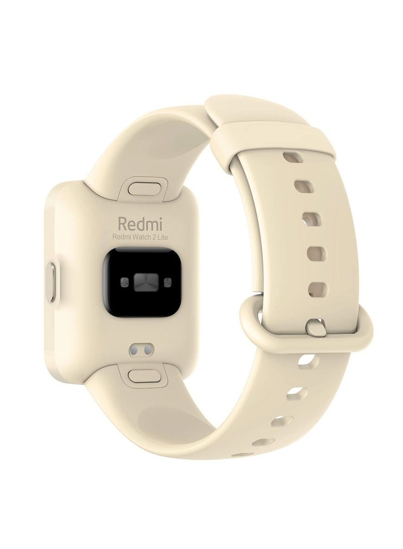 For MI Watch Lite 2/Redmi Watch 2 Lite Silicone Sports Band Strap Replacement Wristband (ivory) - Image 3