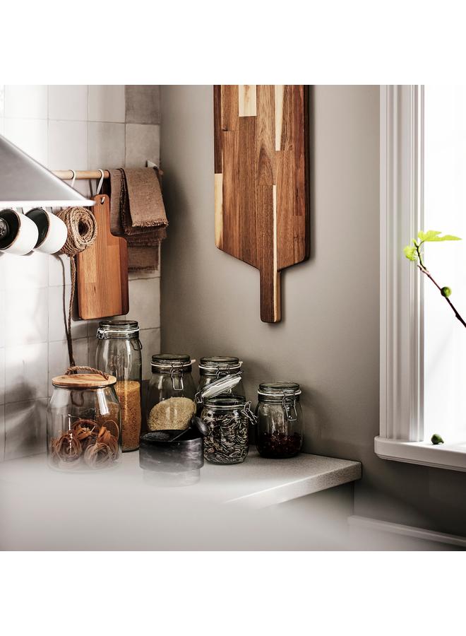 Green Tiger Jar with lid, clear glass, 2 l - Image 4