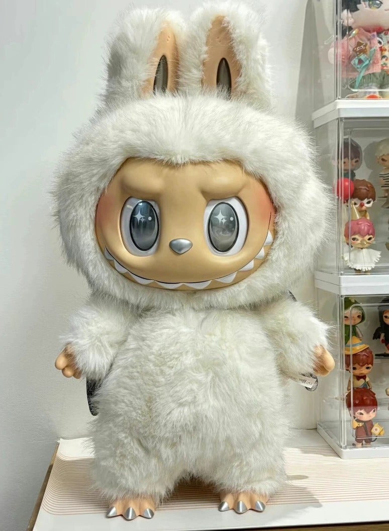 POP MART POPMart Zimomo big size/ 58cm Large Size LABUBU I Found U Vinyl Plush Figure Labubu Anime Doll Collection Model Doll Toys  - Image 1