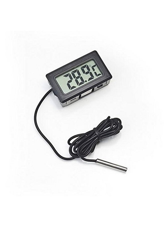 MCP Mini Lcd Digital Thermometer Sensor Wired For Room Temperaure Indoor Fish Tank Aquarium Fridge Freezer With Batteries  - Image 4