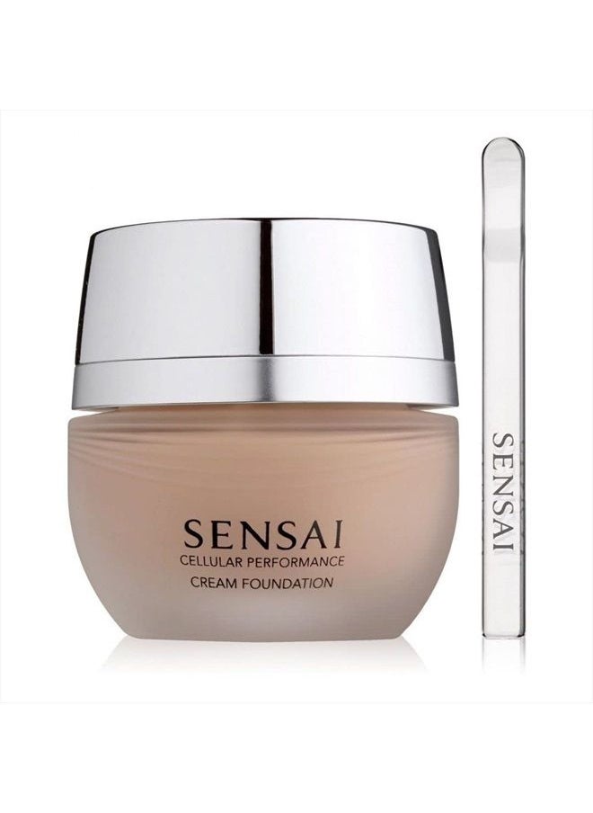 Kanebo - Sensai Cellular Performance Cream Foundation Number CF13, Warm Beige 30 ml - Image 1