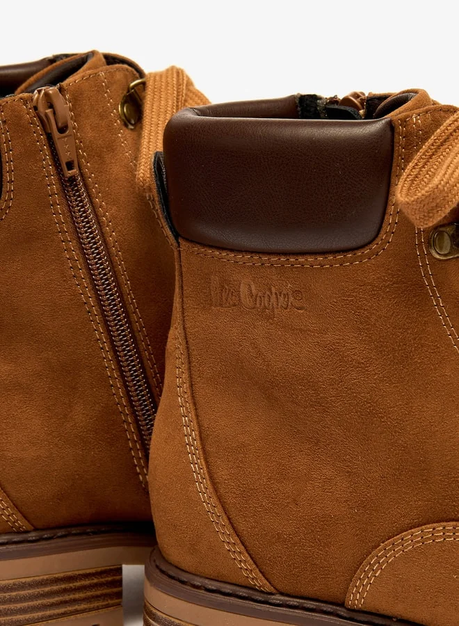 Lee Cooper Women's Ankle Boots with Zip Closure and Block Heels