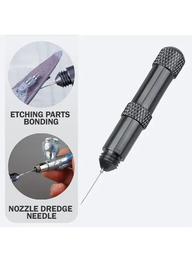 مُطَبِّق الغراء الأسود الدقيق مع إبر تنظيف الفوهات لمجسمات النماذج - Image 2