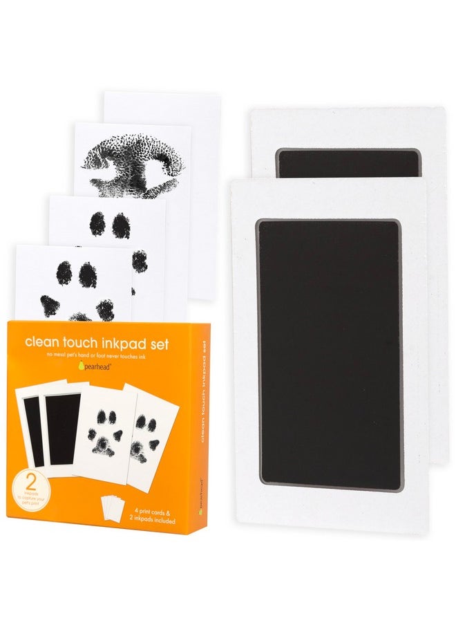 pearhead Pearhead Paw Print Clean-Touch Ink Pad, Mess Free Inkless Pet Impression Kit, Safe for Cats and Dogs, Pawprint Keepsake, Pack of 2  - Image 1