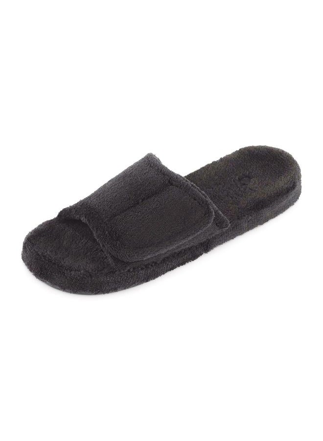 Acorn Men's Spa Slide Slipper, Black, Large / 10.5-11.5 Regular US - Image 1
