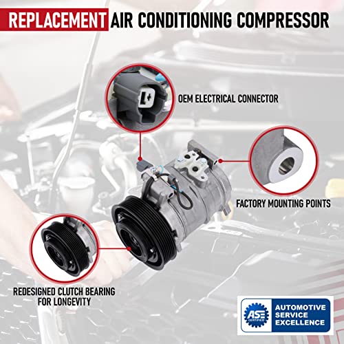 AA Ignition Replacement Car AC Compressor By AA Ignition - Compatible with Honda Accord Vehicles 2003-2007 2.4L - Replaces Part Numbers 28003C, 10345430, 10349951, 2041606-03, 04, 05, 06, 07 - Image 4