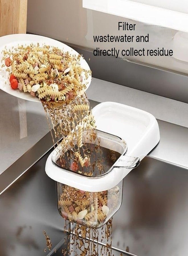 Wisik Enterprise Corner Sink Strainer Basket, New Upgraded Suction Cup Pressure Sink Drainer Basket, Food Drainer, Practical Corner Kitchen Sink (1) - Image 5