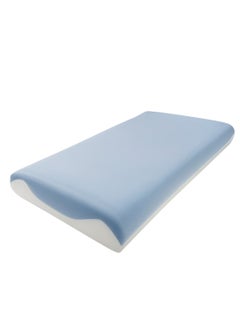 ibsun Memory Foam Pillow 10cm height Dual-Sided Core Pillow Cooling & Cozy Washable Cover for All Seasons Breathable Sleeping  - Image 1