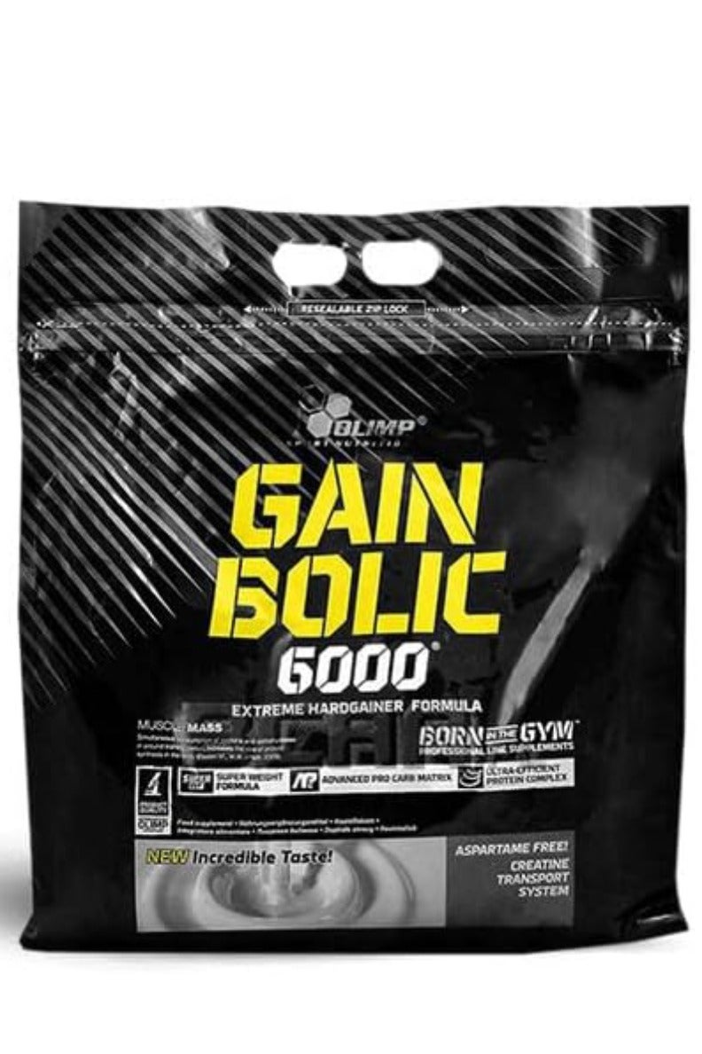 أولمب مكمل Gain Bolic 6000 Mass Gainer من Sport Nutrition – بنكهة الفانيليا، 1 كجم (2.2 رطل) – مكمل غذائي غني بالبروتين والكربوهيدرات لدعم العضلات - Image 1