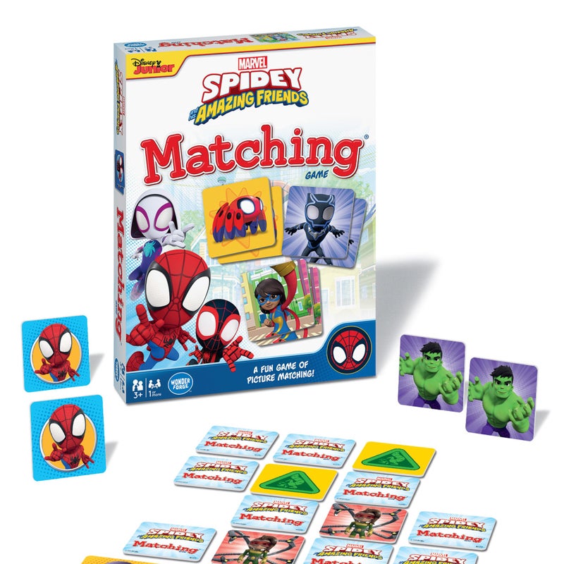 Wonder Forge Marvel Spidey and His Amazing Friends Matching Game Educational Memory Game for Kids Ages 3 Fun for Toddler Boys and Girls Featuring Spiderman and Friends - Image 3