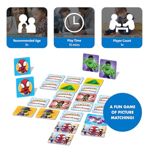 Wonder Forge Marvel Spidey and His Amazing Friends Matching Game Educational Memory Game for Kids Ages 3 Fun for Toddler Boys and Girls Featuring Spiderman and Friends - Image 5